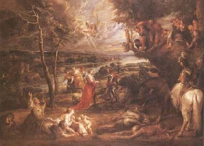 Peter Paul Rubens Landscape with St George (mk25) Sweden oil painting art